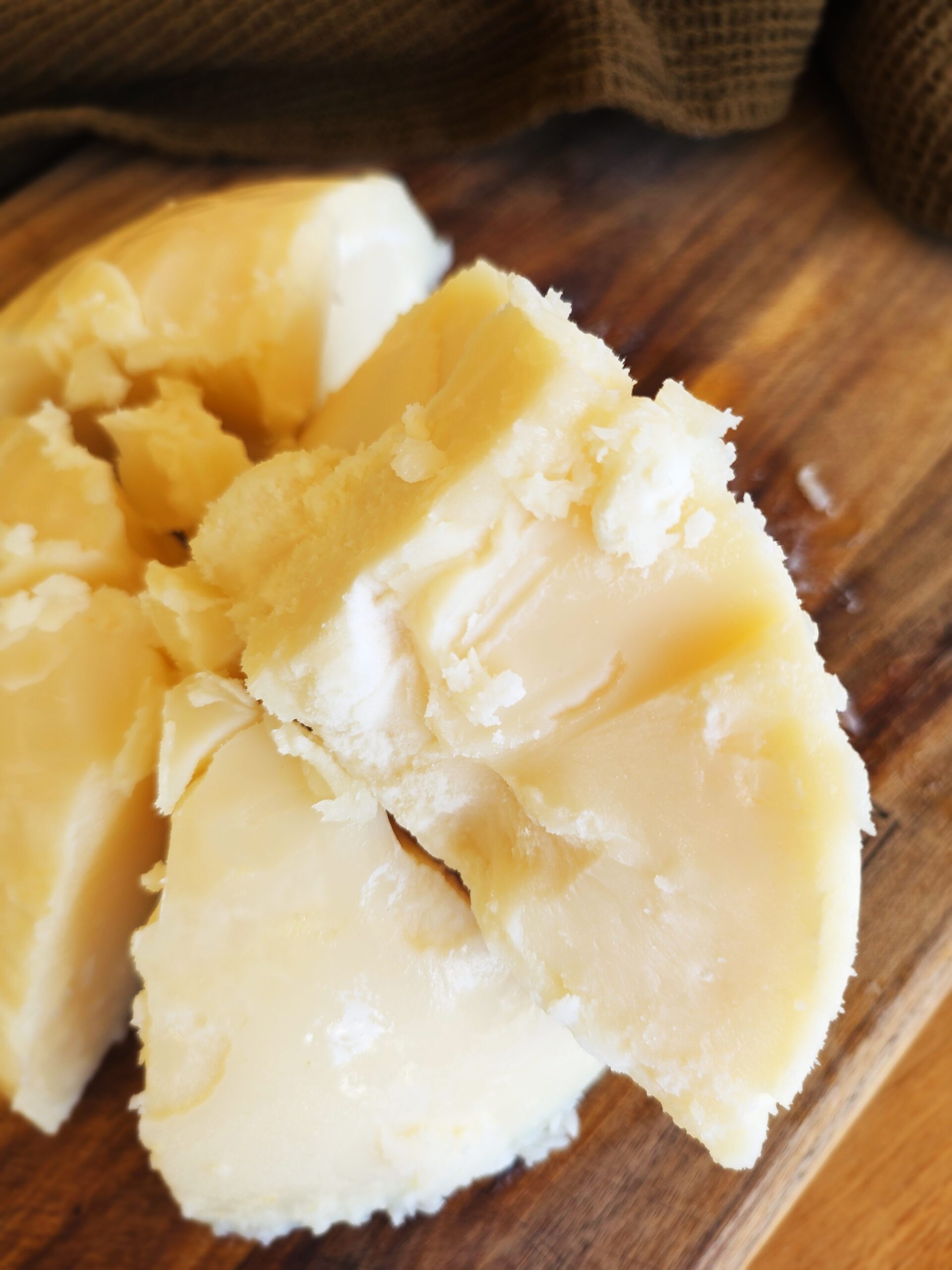How to Render Beef Tallow from Bone Broth or From Beef Fat Trimmings for homemade beef tallow, solidified into a pure, odourless white tallow cake